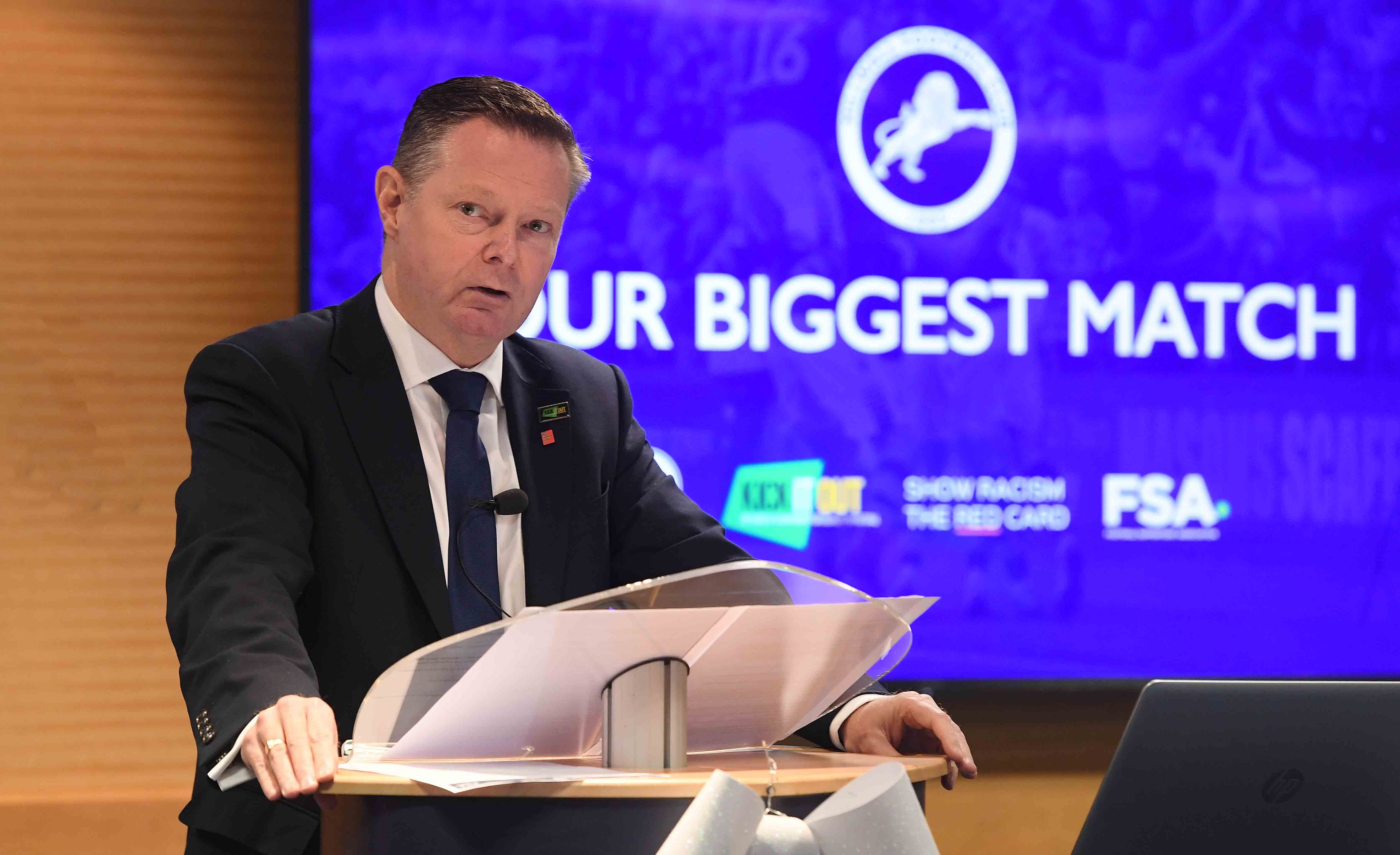 Millwall FC chief executive Steve Kavanagh says new training